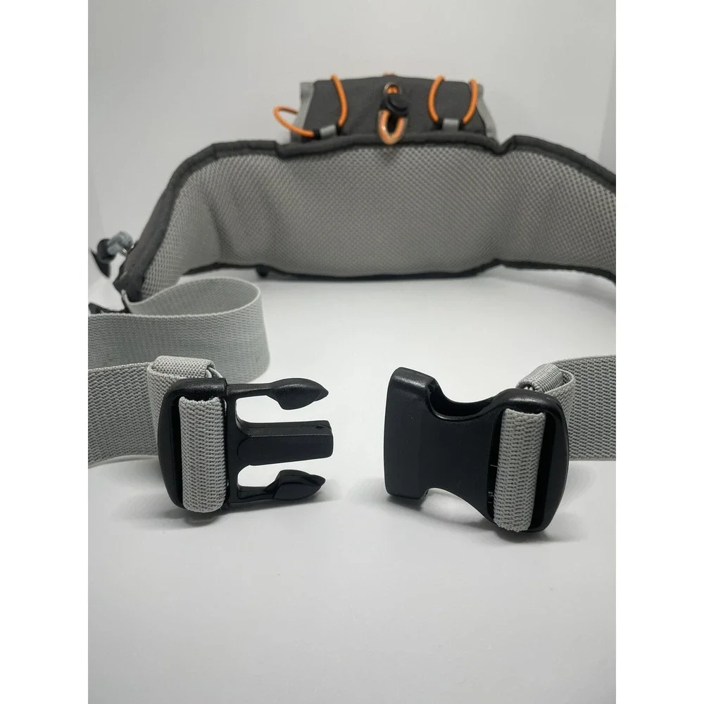 Sportline Trail Tracker Fanny Pack Hydration‎ Hip Waist Adjustable Gray Black
